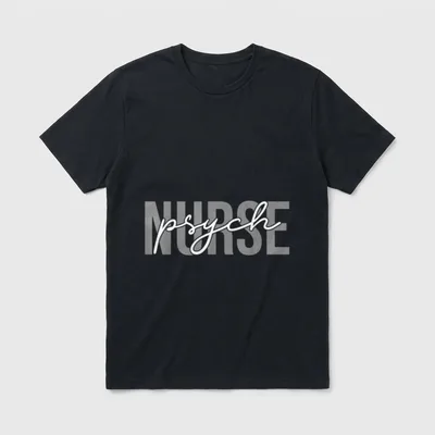 Psych Nurse Practitioner RN Nurses T-Shirt – Classic T-Shirt in Black