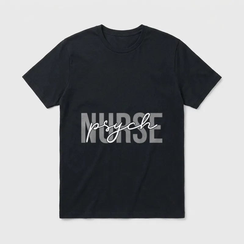 Psych Nurse Practitioner RN Nurses T-Shirt – Classic T-Shirt in Black