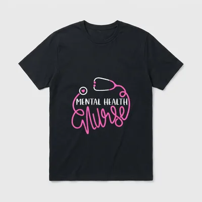 Mental Health Nurse Psychiatric Nursing Department T-Shirt – Classic T-Shirt in Black