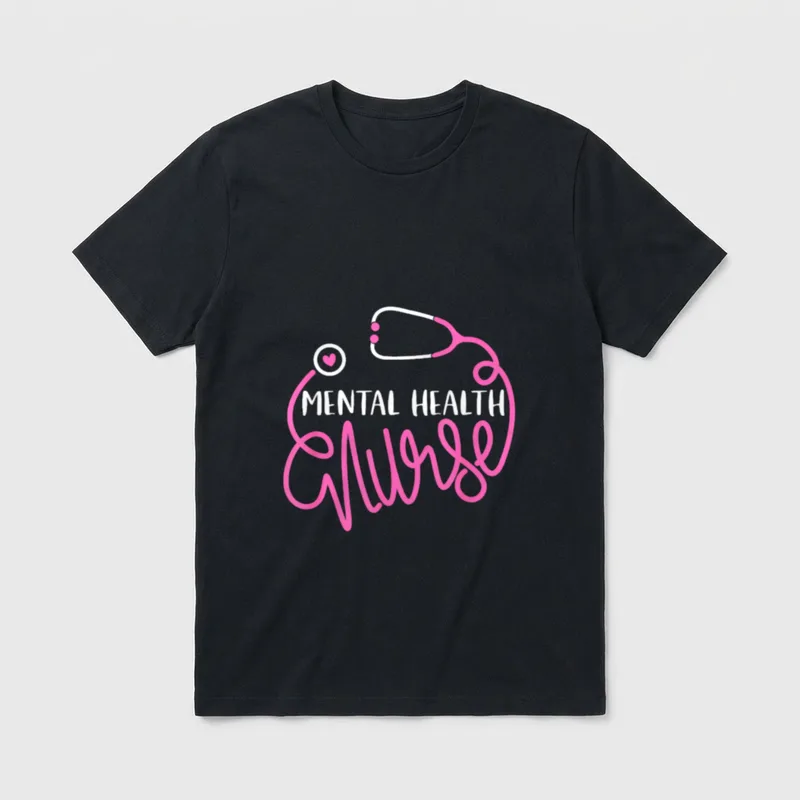 Mental Health Nurse Psychiatric Nursing Department T-Shirt – Classic T-Shirt in Black