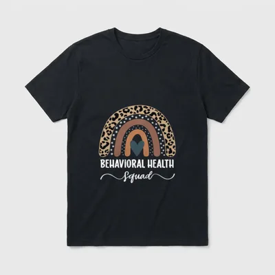 Rainbow Behavioral Health Nurse T-Shirt – Classic T-Shirt in Black
