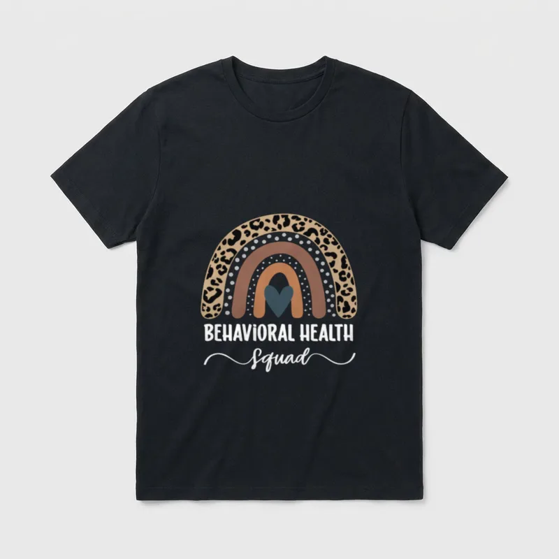 Rainbow Behavioral Health Nurse T-Shirt – Classic T-Shirt in Black