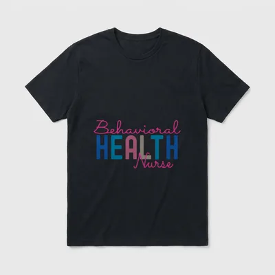 Behavioral Health Nurse Psychiatric Practitioner T-Shirt – Classic T-Shirt in Black