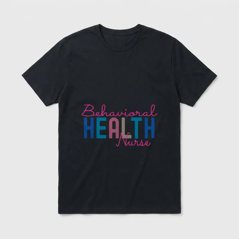 Behavioral Health Nurse Psychiatric Practitioner T-Shirt – Classic T-Shirt in Black