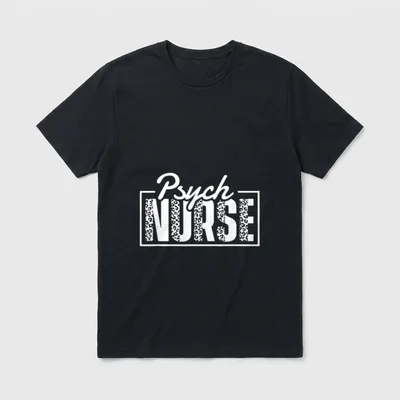 Psychiatric Nurse Mental Hospital Registered T-Shirt – Classic T-Shirt in Black