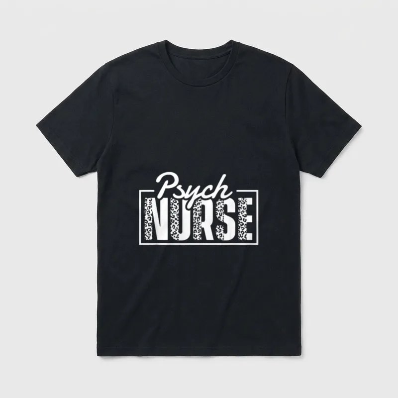 Psychiatric Nurse Mental Hospital Registered T-Shirt – Classic T-Shirt in Black
