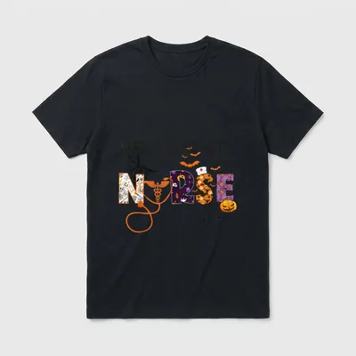 Mental Health Nurse Psych Halloween Spooky T-Shirt – Classic T-Shirt in Black