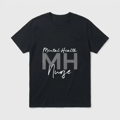 Mental Health Nurse Psych Psychiatric Room T-Shirt – Classic T-Shirt in Black