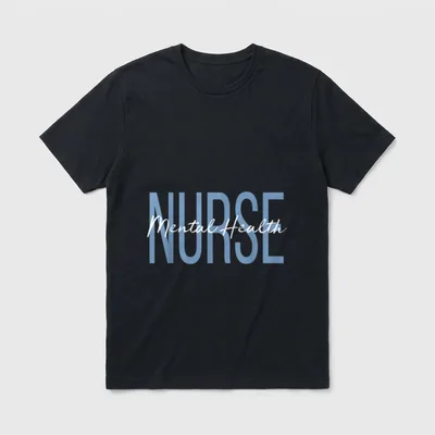 Mental Health Nurse Psych Psychiatric Staff T-Shirt – Classic T-Shirt in Black