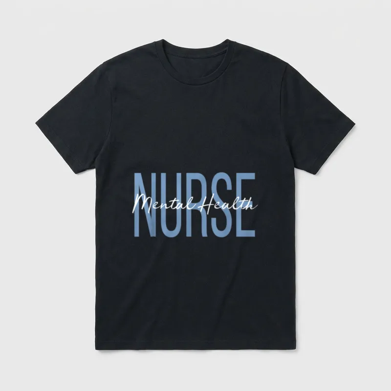 Mental Health Nurse Psych Psychiatric Staff T-Shirt – Classic T-Shirt in Black