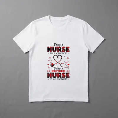 Being Nurse Is a Choice Valentine T-Shirt – Classic T-Shirt in Black