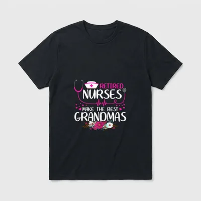 Retired Nurses Make the Best Search T-Shirt – Classic T-Shirt in Black
