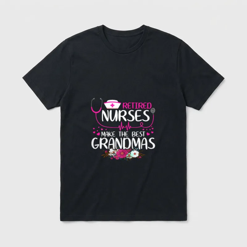 Retired Nurses Make the Best Search T-Shirt – Classic T-Shirt in Black