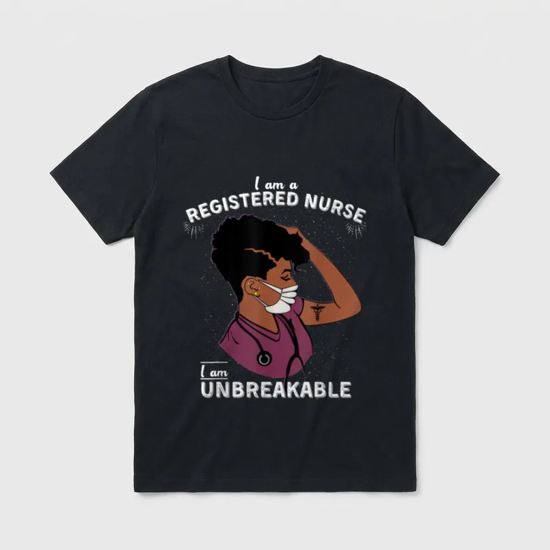 Registered Nurse RN Life Black T-Shirt – Classic T-Shirt in Black