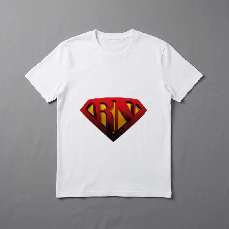 Super Nurse RN Superhero Registered Costume T-Shirt – Classic T-Shirt in Black