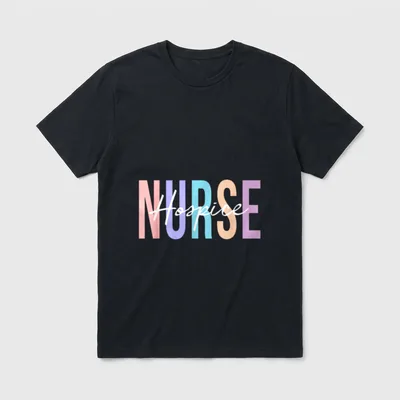Hospice Nurse Registered RN Emergency Room T-Shirt – Classic T-Shirt in Black