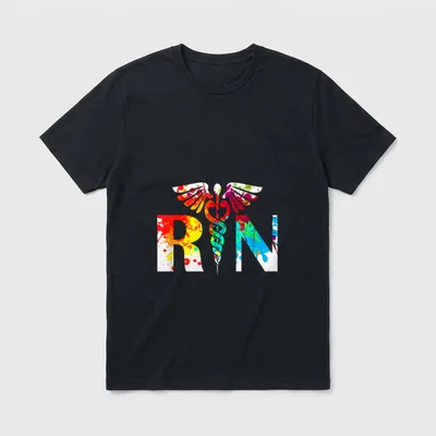 Registered Nurse Cute RN Graduation T-Shirt – Classic T-Shirt in Black