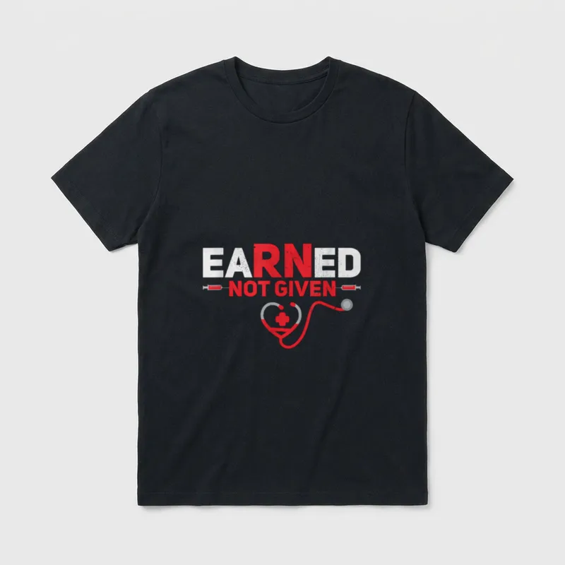 Given Funny RN Registered Nurse T-Shirt – Classic T-Shirt in Black