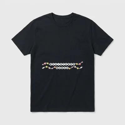 Cute Registered Nurse Friendship Bracelet T-Shirt – Classic T-Shirt in Black