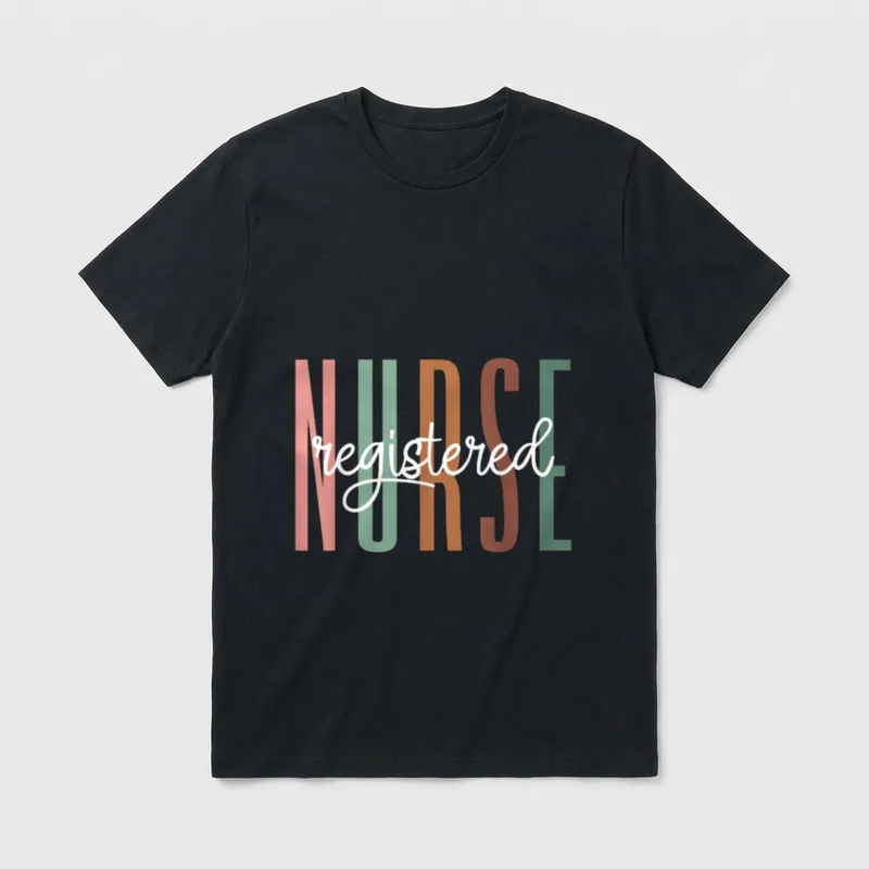 Registered Nurse RN Nursing Hospital Staff T-Shirt – Classic T-Shirt in Black
