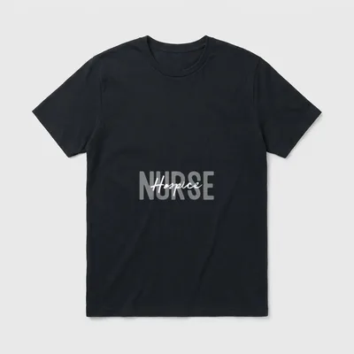 Hospice Nurse Registered RN Emergency Operating T-Shirt – Classic T-Shirt in Black