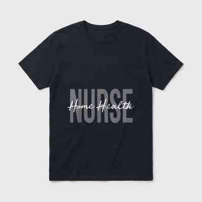 Home Health Nurse Future Registered RN T-Shirt – Classic T-Shirt in Black