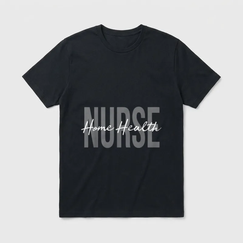 Home Health Nurse Future Registered RN T-Shirt – Classic T-Shirt in Black