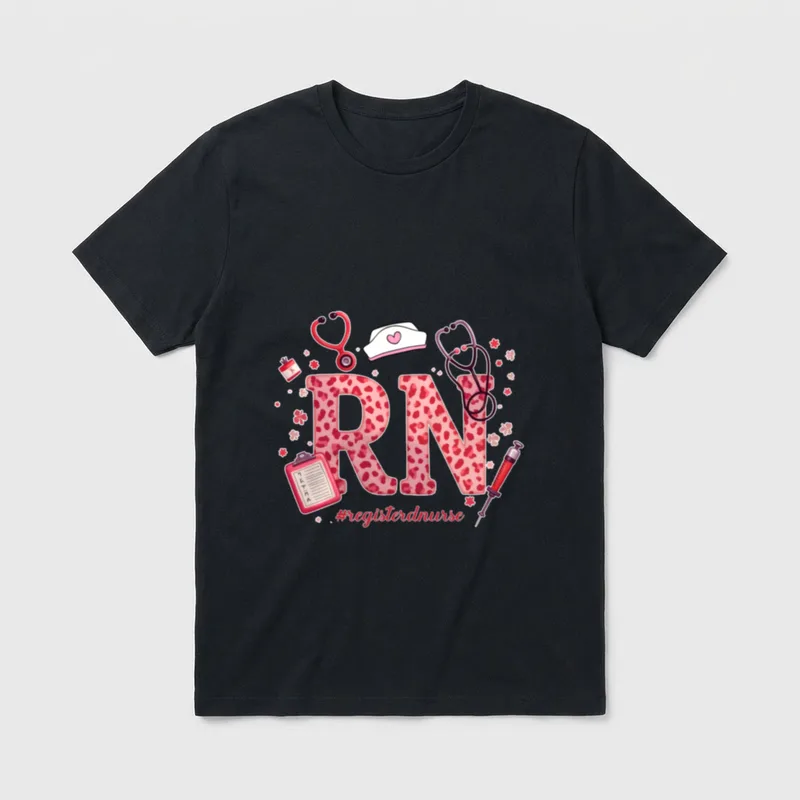 Registered Nurse for Student RN Education T-Shirt – Classic T-Shirt in Black