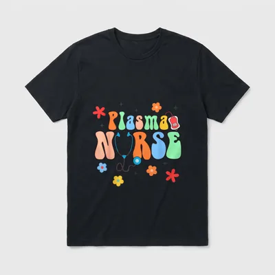 Plasma Nurse Lab Registered RN Appreciation T-Shirt – Classic T-Shirt in Black