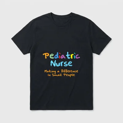 RN Paediatric Nurse Makes the Difference T-Shirt – Classic T-Shirt in Black