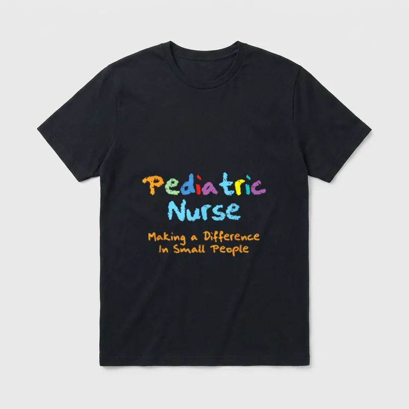 RN Paediatric Nurse Makes the Difference T-Shirt – Classic T-Shirt in Black