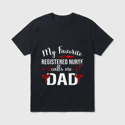 My Favorite Registered Nurse T-Shirt – Classic T-Shirt in Black