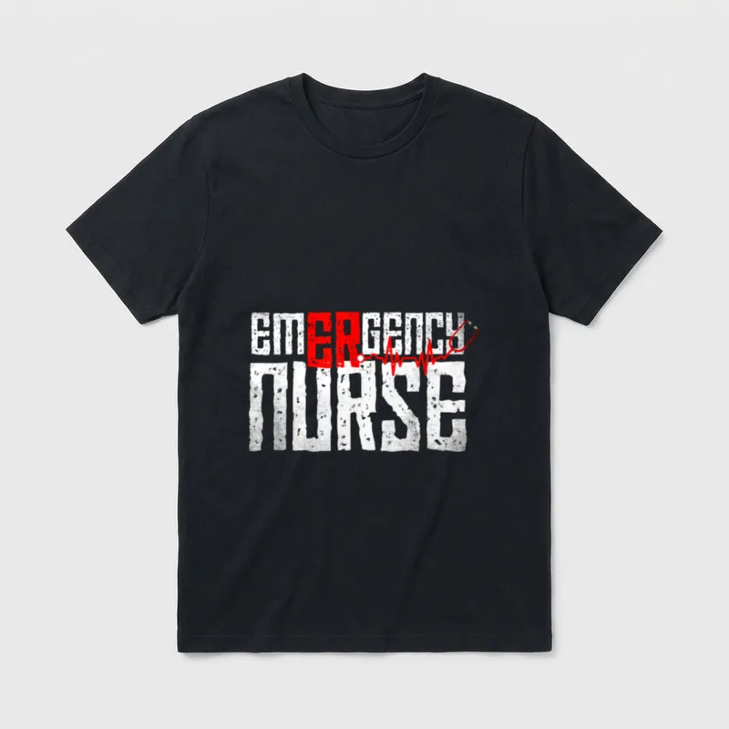 Emergency Room Nurse Registered RN LPN T-Shirt – Classic T-Shirt in Black