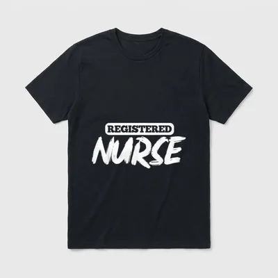 Registered Nurse RN Lightweight T-Shirt – Classic T-Shirt in Black