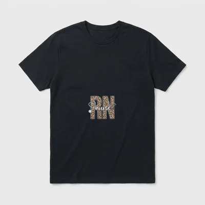 Girls RN Nurse Registered Week Nursing T-Shirt – Classic T-Shirt in Black