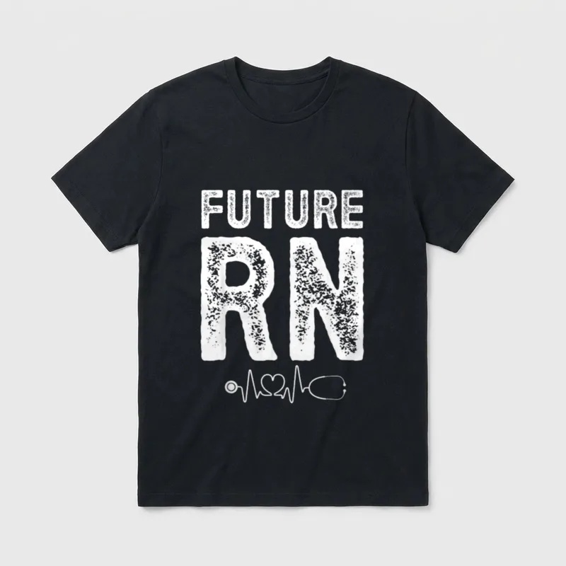 Future RN Nurse Nursing Student Training T-Shirt – Classic T-Shirt in Black