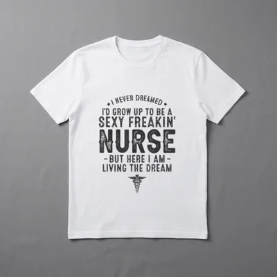 RN Graduation Registered Nurse Life Sexy T-Shirt – Classic T-Shirt in Black