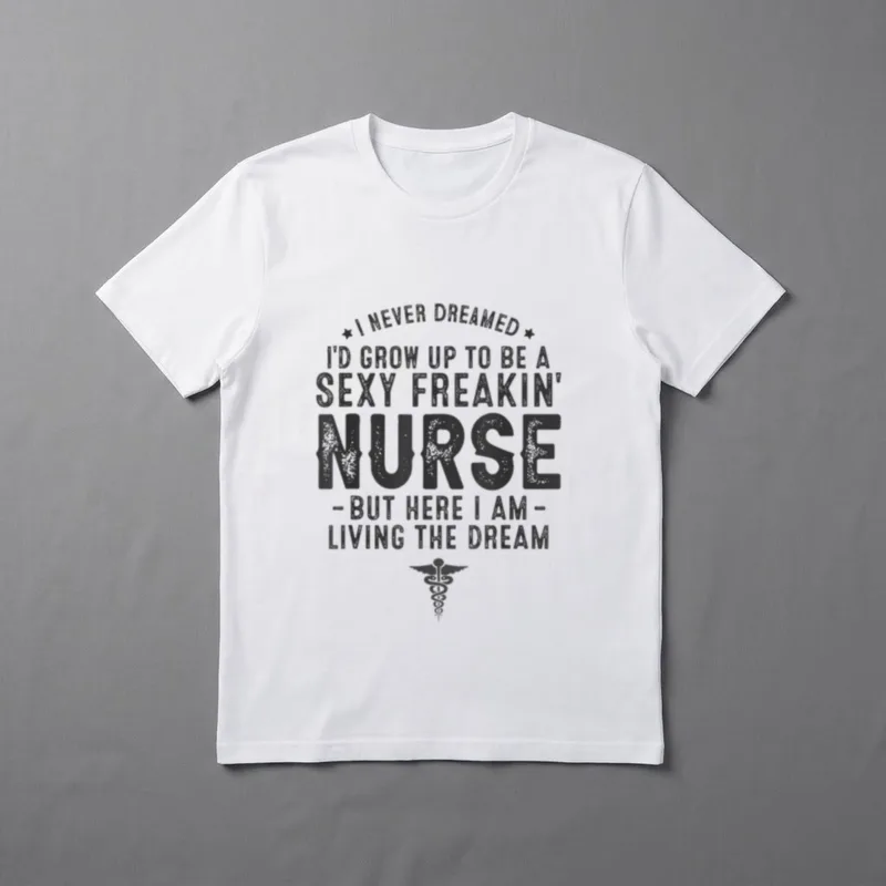 RN Graduation Registered Nurse Life Sexy T-Shirt – Classic T-Shirt in Black