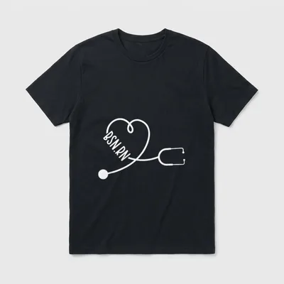 BSN RN Graduation Graduate Registered Great T-Shirt – Classic T-Shirt in Black