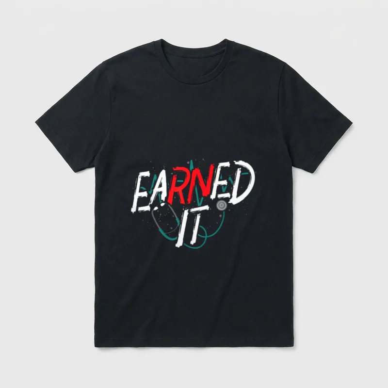 Registered Nurse Graduation T-Shirt – Classic T-Shirt in Black