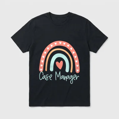 Manager Social Work Worker Registered Nurse T-Shirt – Classic T-Shirt in Black