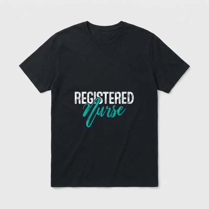 Registered Nurse RN Vintage Lightweight T-Shirt – Classic T-Shirt in Black