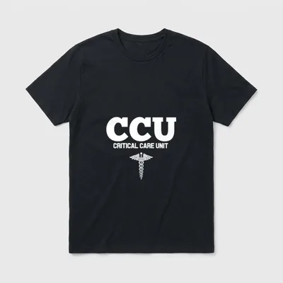 CCU Registered Nurse Critical Cardiac RN T-Shirt – Classic T-Shirt in Black
