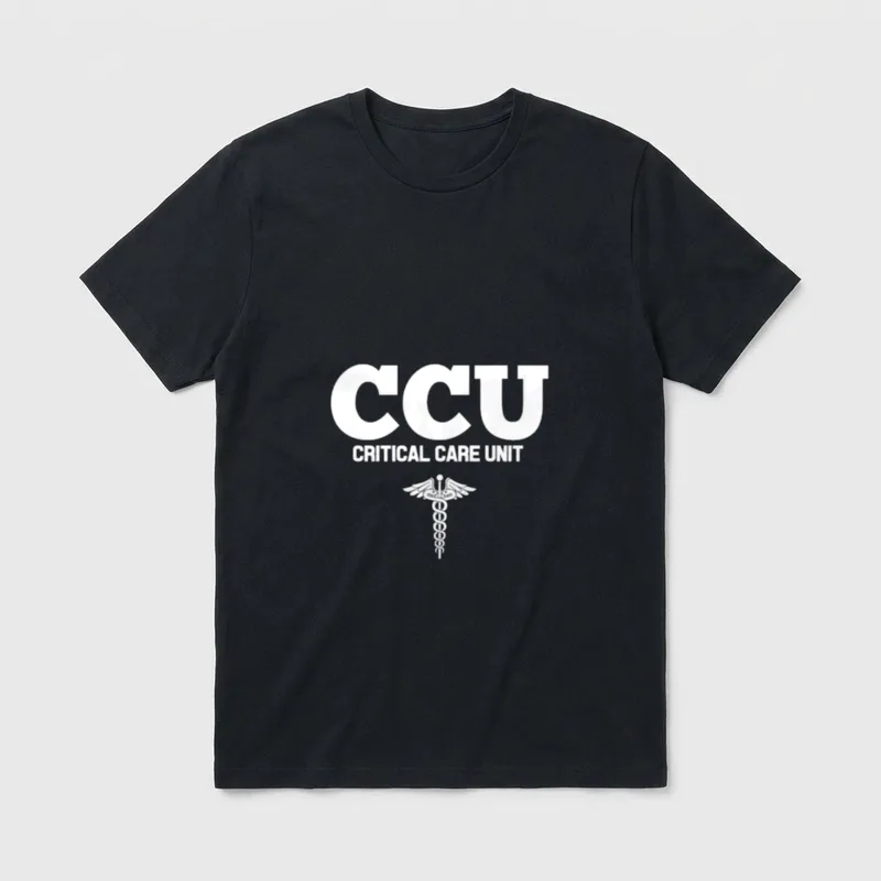 CCU Registered Nurse Critical Cardiac RN T-Shirt – Classic T-Shirt in Black