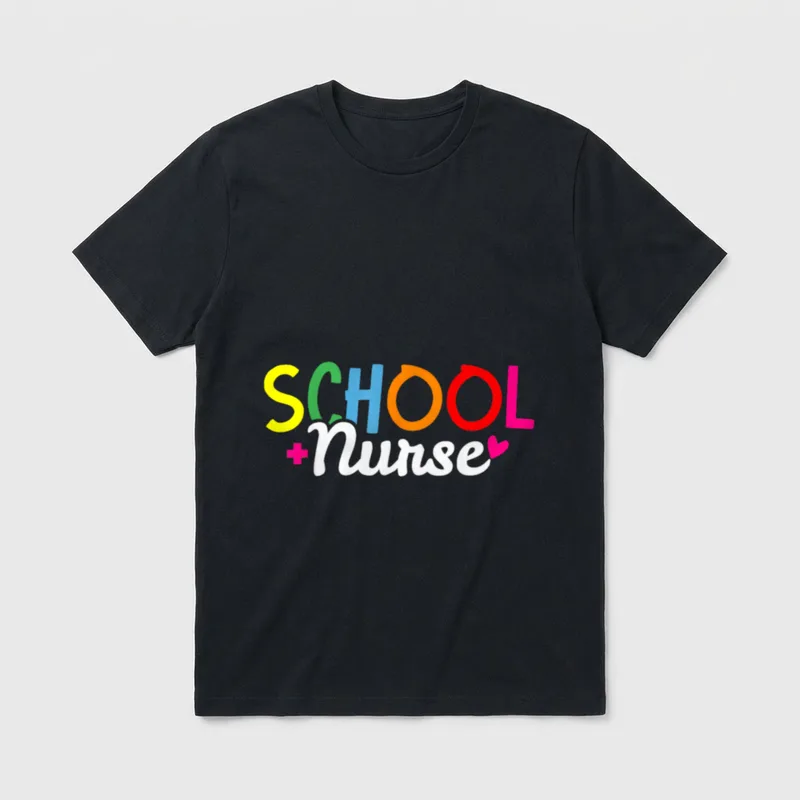 School Nurse Lightweight T-Shirt – Classic T-Shirt in Black