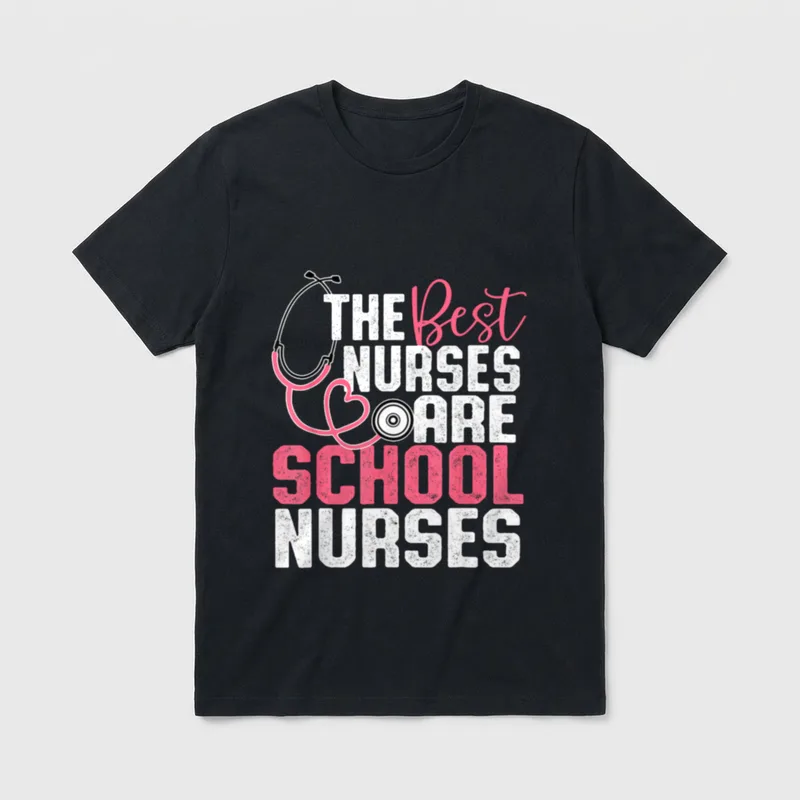The Best Nurses Are School T-Shirt – Classic T-Shirt in Black