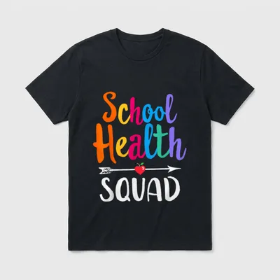 Elementary School Nurse Back to Health T-Shirt – Classic T-Shirt in Black