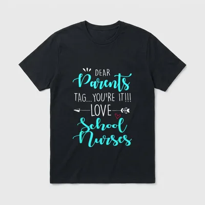 Tag You're It Love Teachers School T-Shirt – Classic T-Shirt in Black
