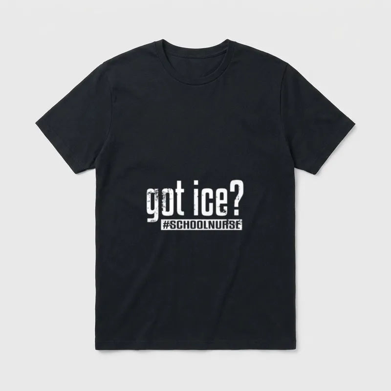 Got Ice School Nurse Hands T-Shirt – Classic T-Shirt in Black