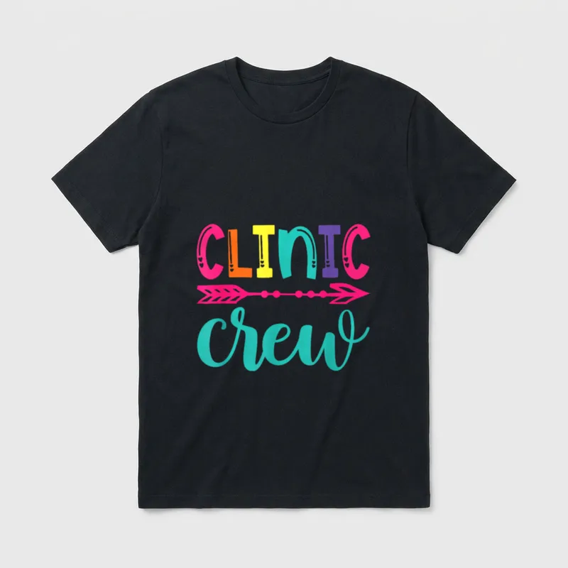 Clinic Crew Nurse Appreciation Essential School T-Shirt – Classic T-Shirt in Black